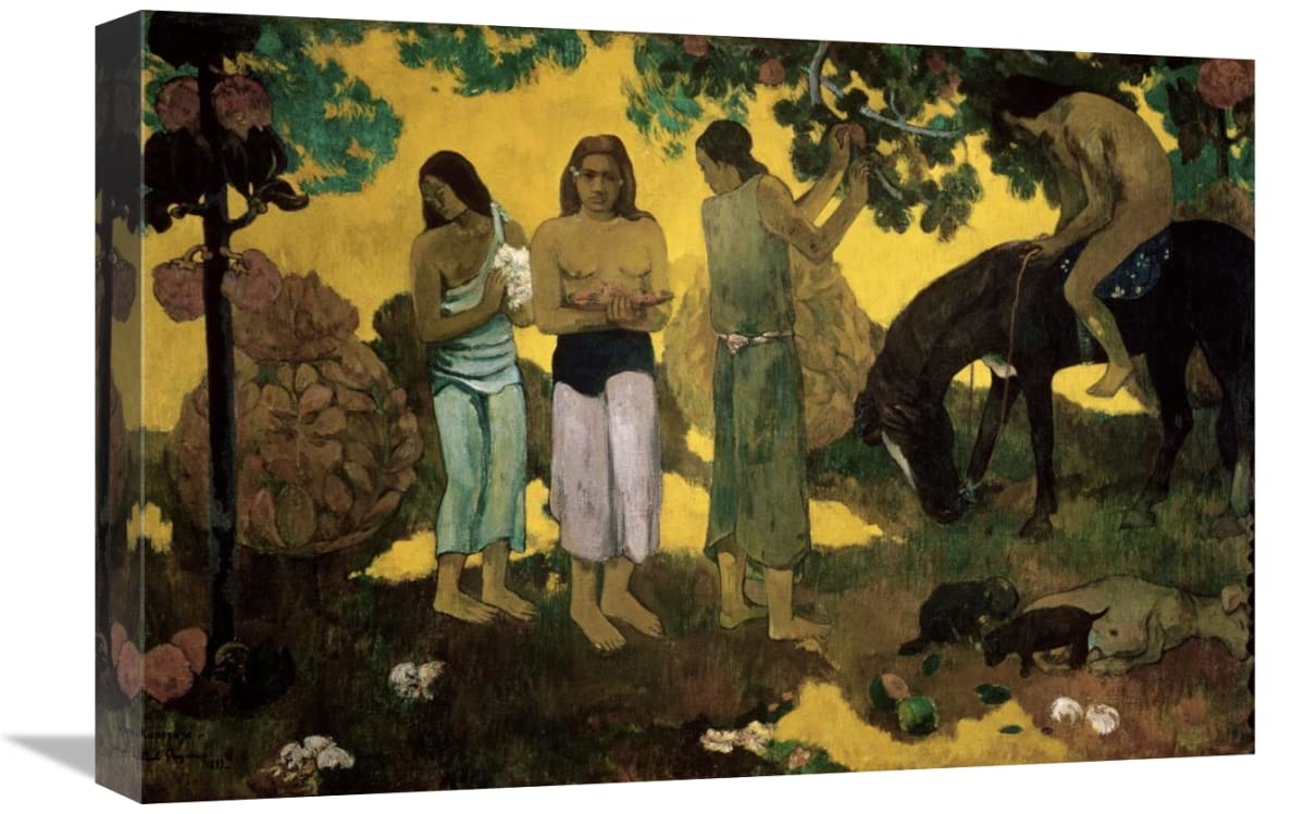 22 Inch Paul Gauguin Harvest of Fruit Cuisine Art Print - Vintage Wall Decor for Dining Room, Kitchen & Home Office