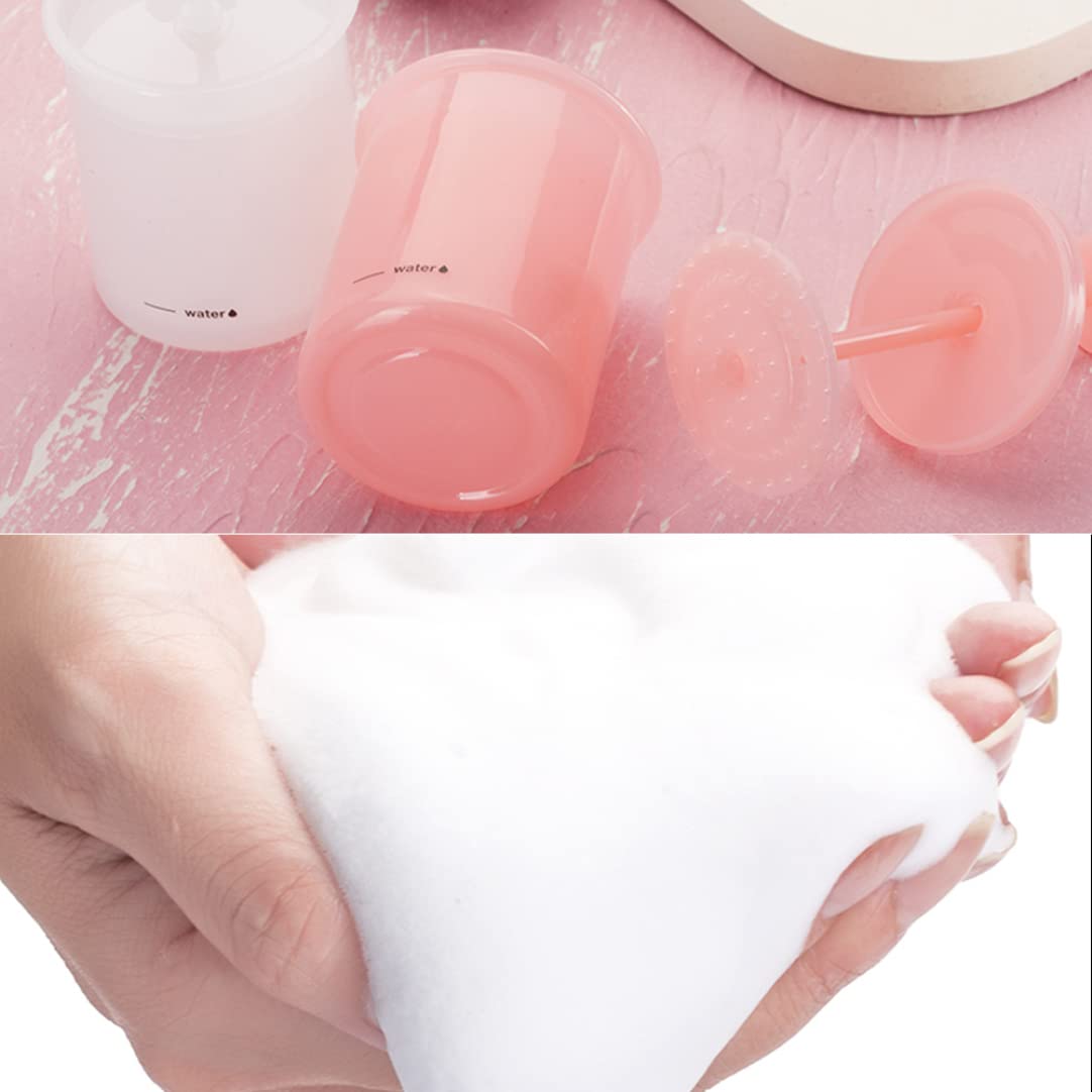 Best Facial Cleanser Foamer for Makeup Removal - Rich Foam Maker Cup, Travel-Friendly Bubble Maker for Deep Cleansing | Perfect for Skincare Routine & Travel Beauty Essentials