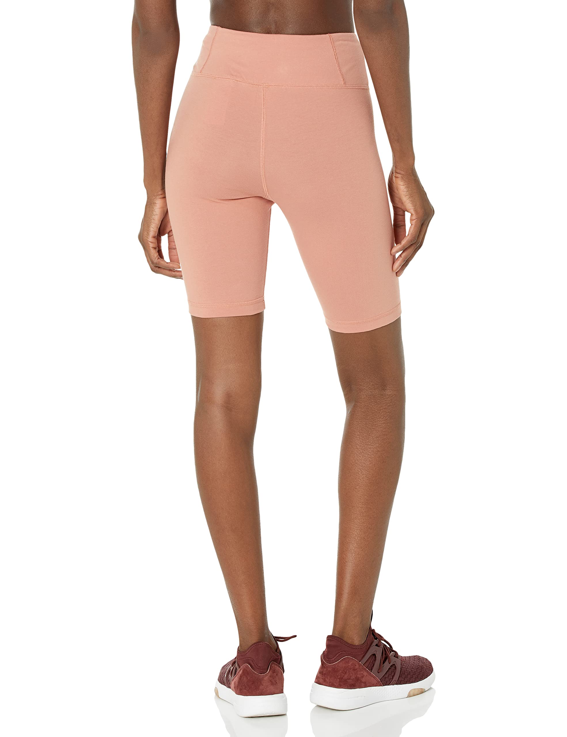 Reebok Women's High-Waisted Workout Bike Shorts - Breathable & Moisture-Wicking for Cycling, Running, Yoga & Gym