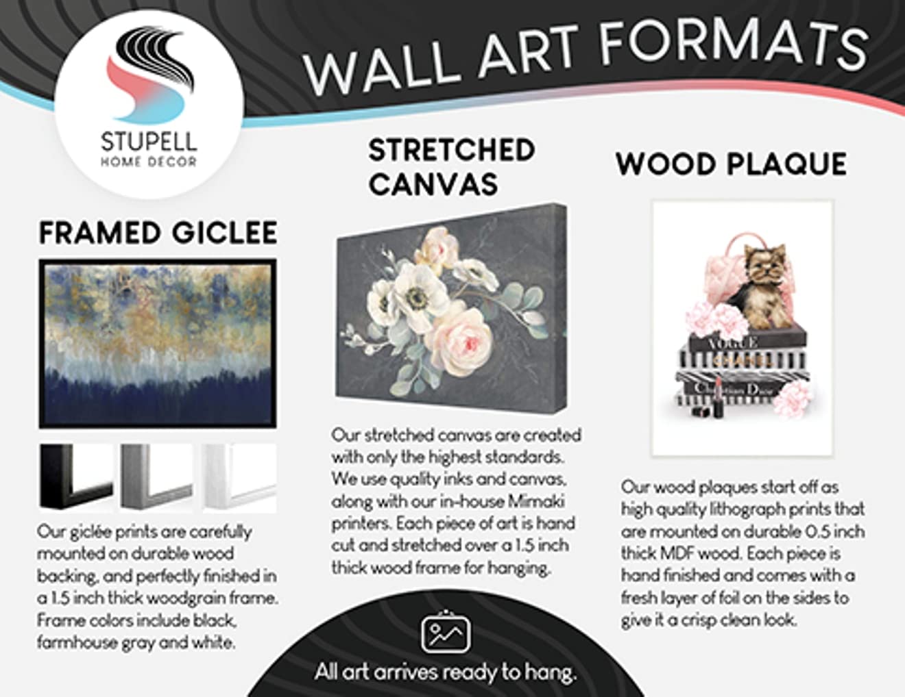 Stupell Industries Modern Abstract Shape Collage Framed Wall Art in Brown, Grey, Blue & Black - Perfect for Living Room, Bedroom or Office Decor