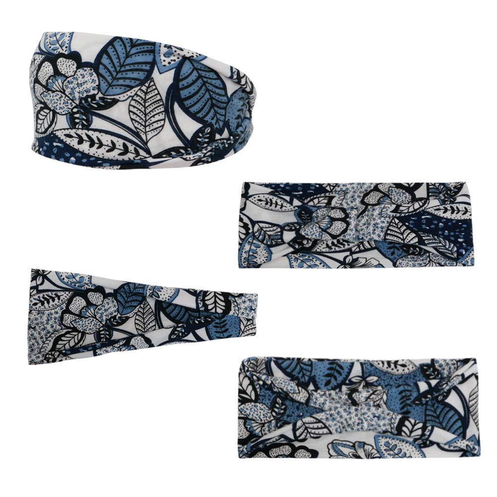 6 Pack Women's Elastic Wide Headbands - Yoga, Workout, Running & Exercise Hair Bands - Non-Slip Sports Fashion Accessories for Active Women (6pack_601) | Perfect for Gym, Yoga Class, Jogging & Daily Wear