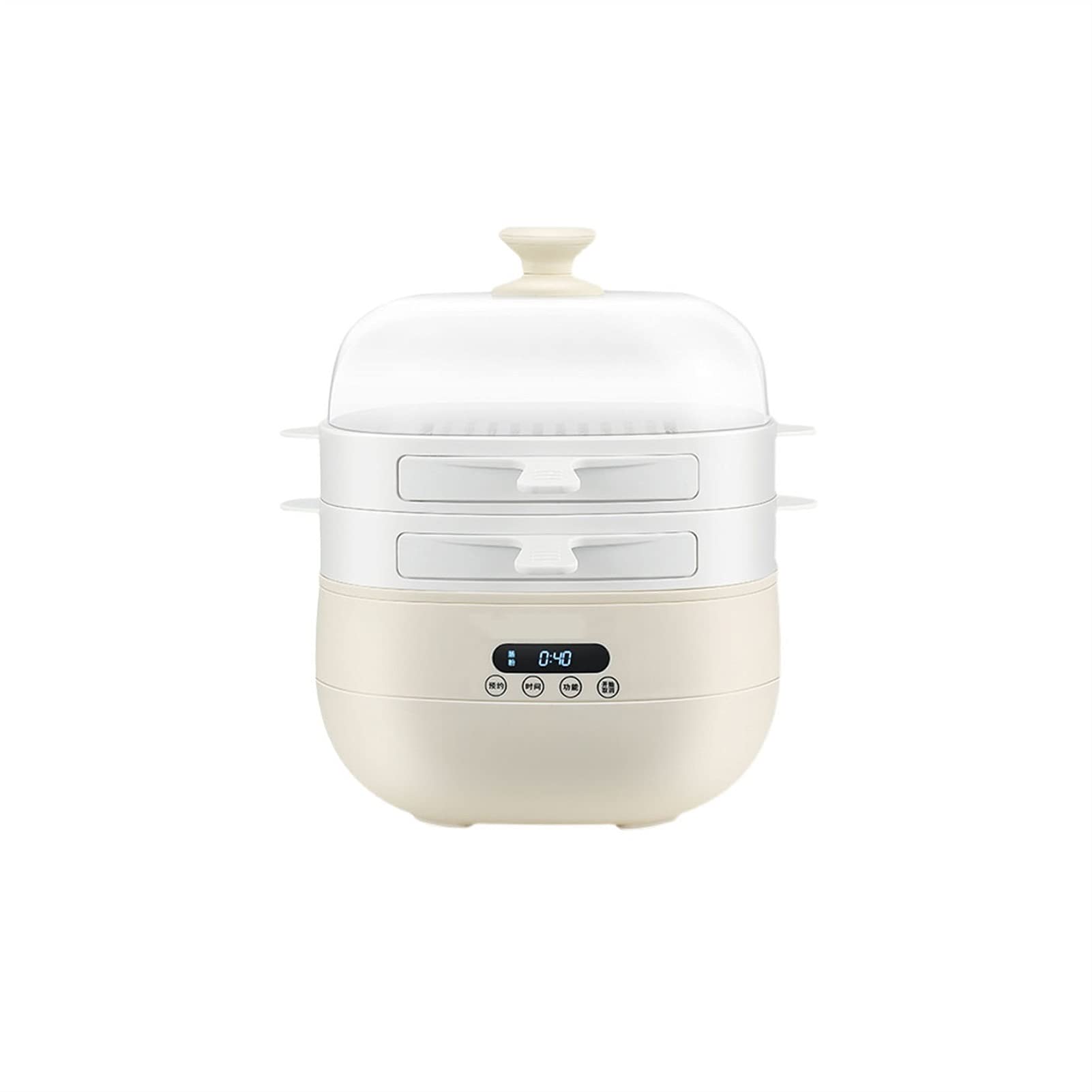 MEIYITIAN Mini Electric Steamer for Rice Noodles - 3-Tier Drawer-Style Multi-Function Food Steamer for Breakfast, Vegetables & Dumplings | Perfect for Home, Office & Dorm Use