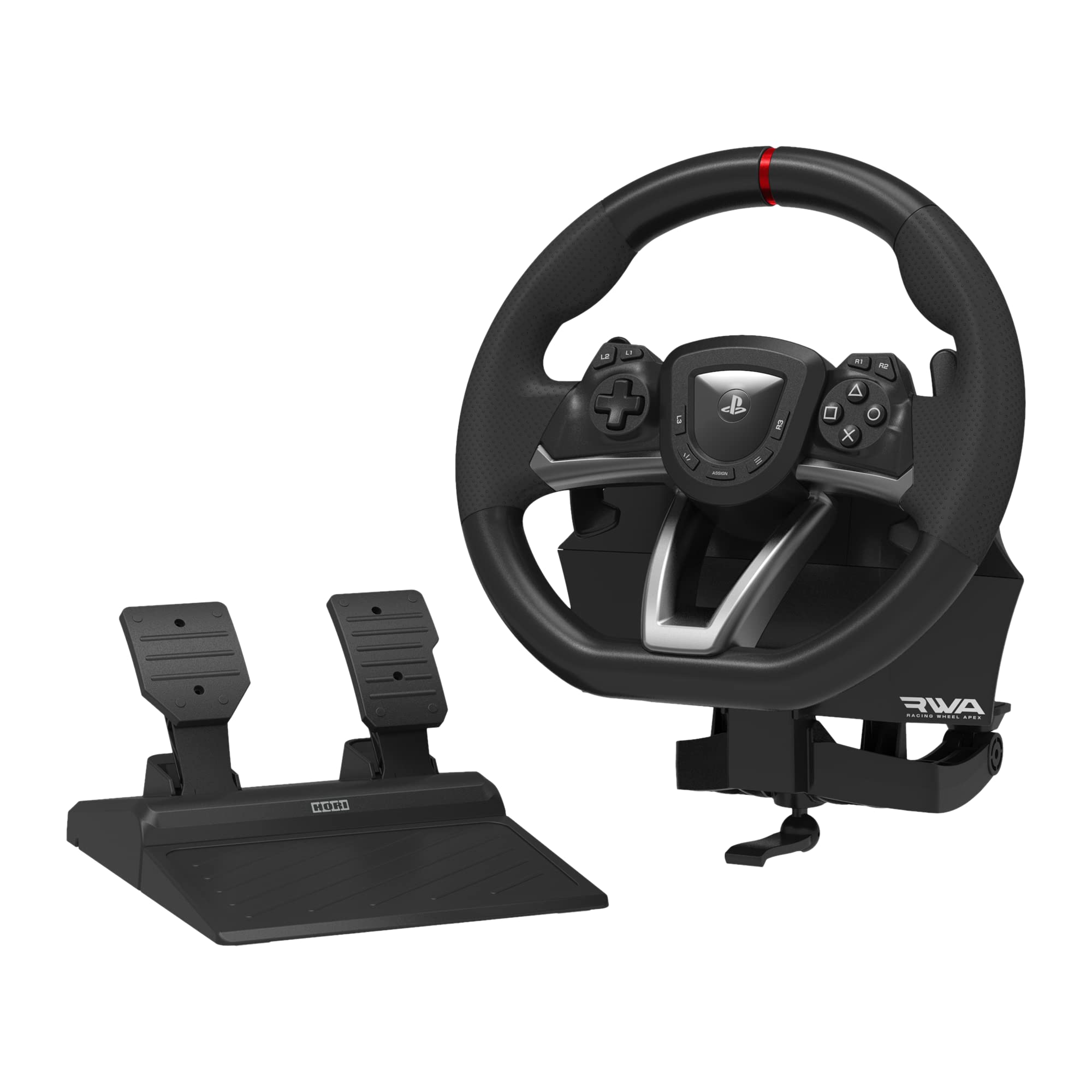 Original Licensed Sony PlayStation PS5 Racing Wheel & Pedals Bundle - Compatible with PS5/PC (New Model) + F1 2024 Formula 1 Game [PS5] - Perfect for Racing Simulation & Gaming Enthusiasts