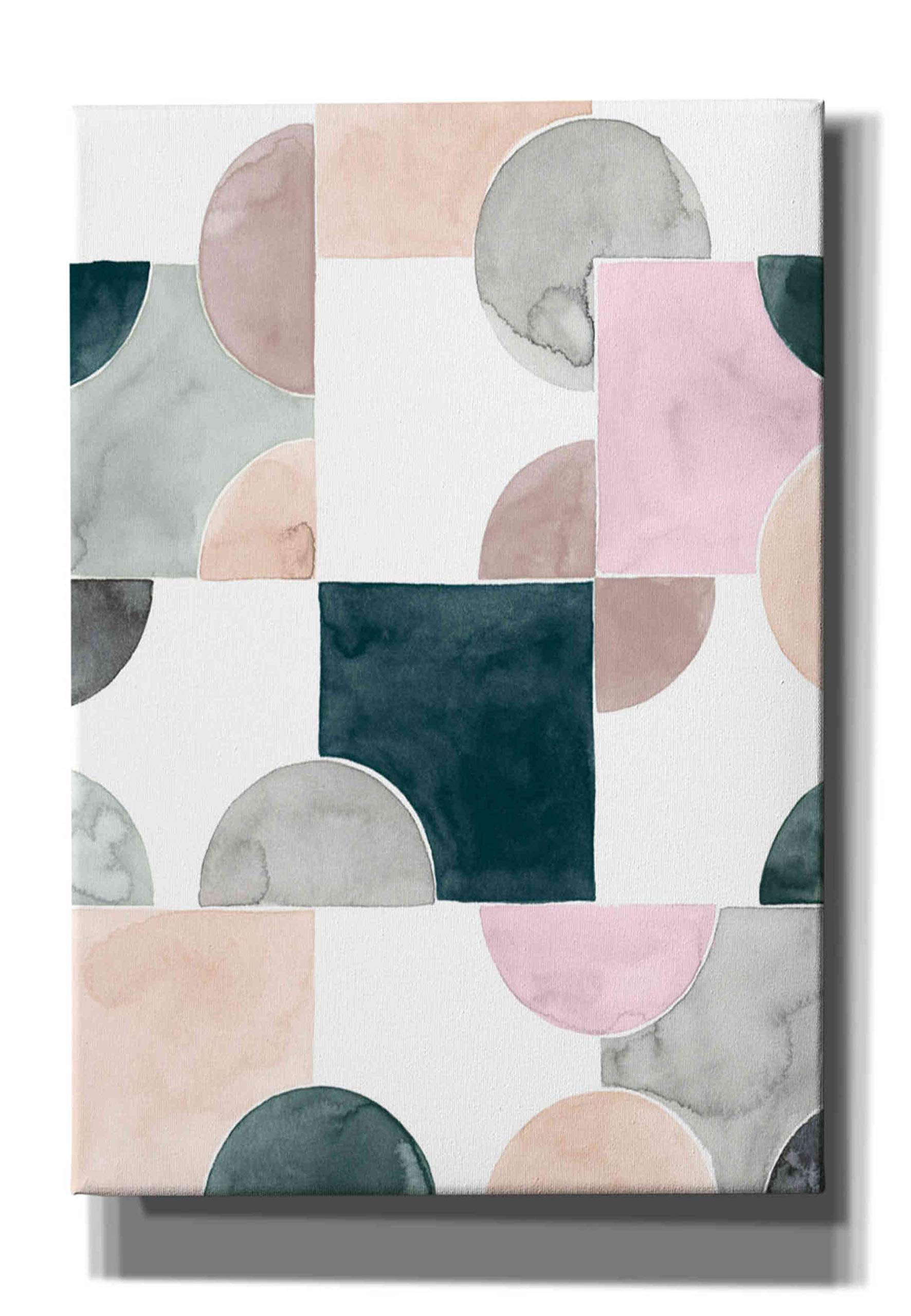 Grace Popp 'Muted Mystery I' Abstract Graffiti Art Canvas Print - 18x26 Inch Modern Wall Decor for Living Room, Bedroom & Office