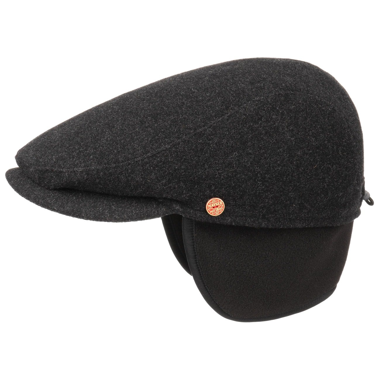 Stylish Mayser Felix Earflaps Flat Cap for Men & Women - Warm Winter Hat with Ear Protection - Perfect for Outdoor Activities, Skiing, and Cold Weather Fashion