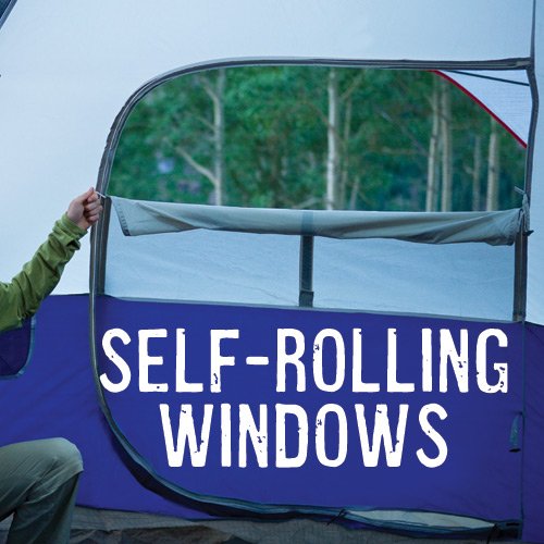 Coleman Elite Sundome 6-Person Camping Tent with Built-In LED Lighting System - Weatherproof, Rainfly Included, Wind-Resistant Up to 35 MPH - Perfect for Family Camping, Backpacking & Outdoor Adventures