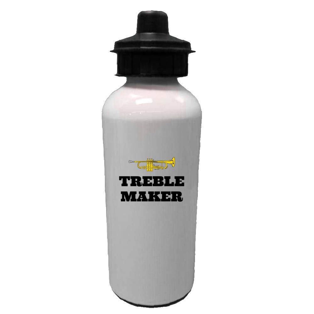 Funny Trumpet Water Bottle - Unique Gift for Trumpet Players & Musicians - Treble Maker - Perfect for Music Lovers, Band Practice & Gifts