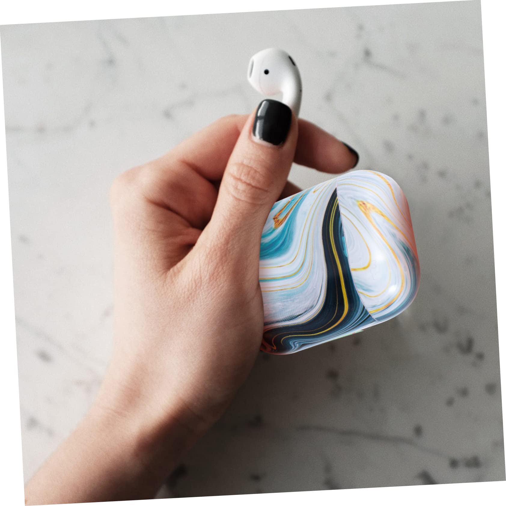 Veemoon 1PC TPU Earbuds Case - Protective Headphone Storage Bag for AirPods, Wireless Earbuds | Travel, Gym & Daily Use Accessory