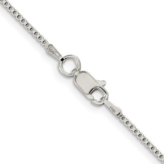 2.5mm Sterling Silver Box Chain Necklace for Women & Men - Perfect for Layering, Gifts & Everyday Wear