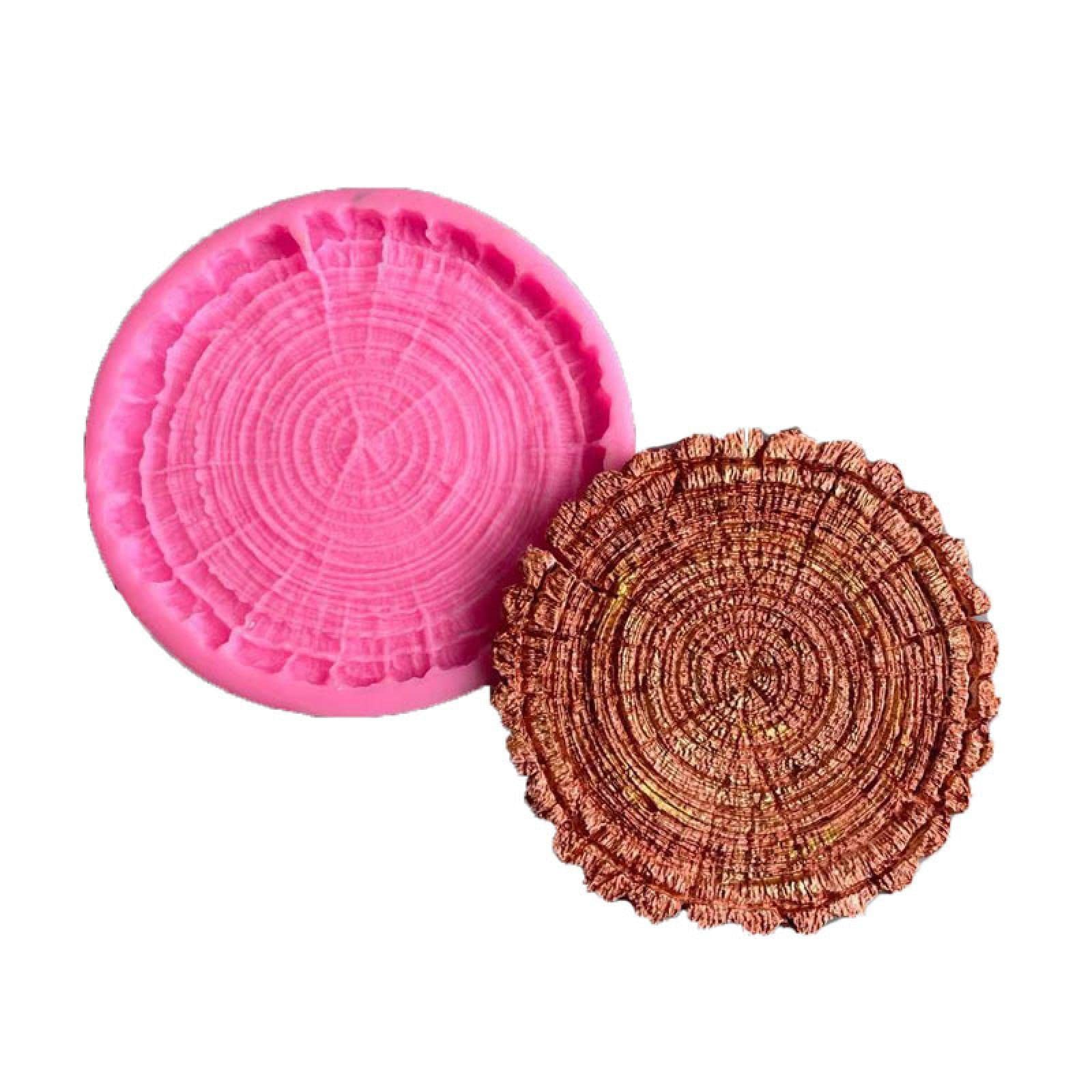 3D Tree Rings Silicone Chocolate Molds - DIY Cake Baking Tools for Fondant, Pastry & Resin Dessert Decorations | Perfect for Wedding Cakes, Birthday Parties & Holiday Treats