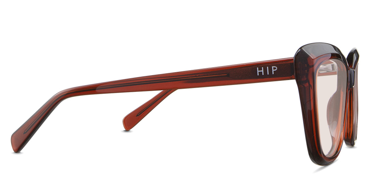 LESA Women's Prescription Tinted Glasses - Stylish & UV Protection for Reading, Driving & Outdoor Activities