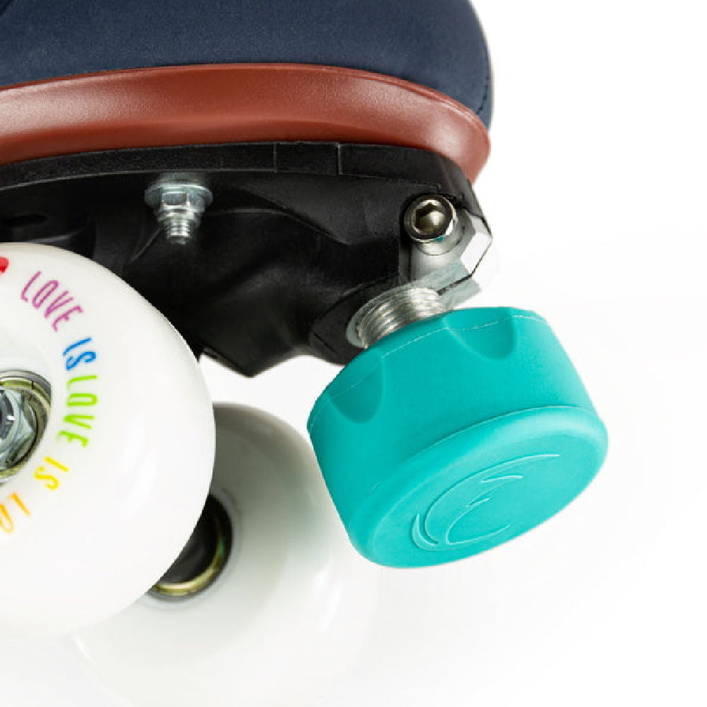 Chaya Melrose Elite Love is Love Roller Skates - Premium Quad Skates for Women & Men - Perfect for Outdoor Skating, Rink, Roller Derby & Artistic Skating