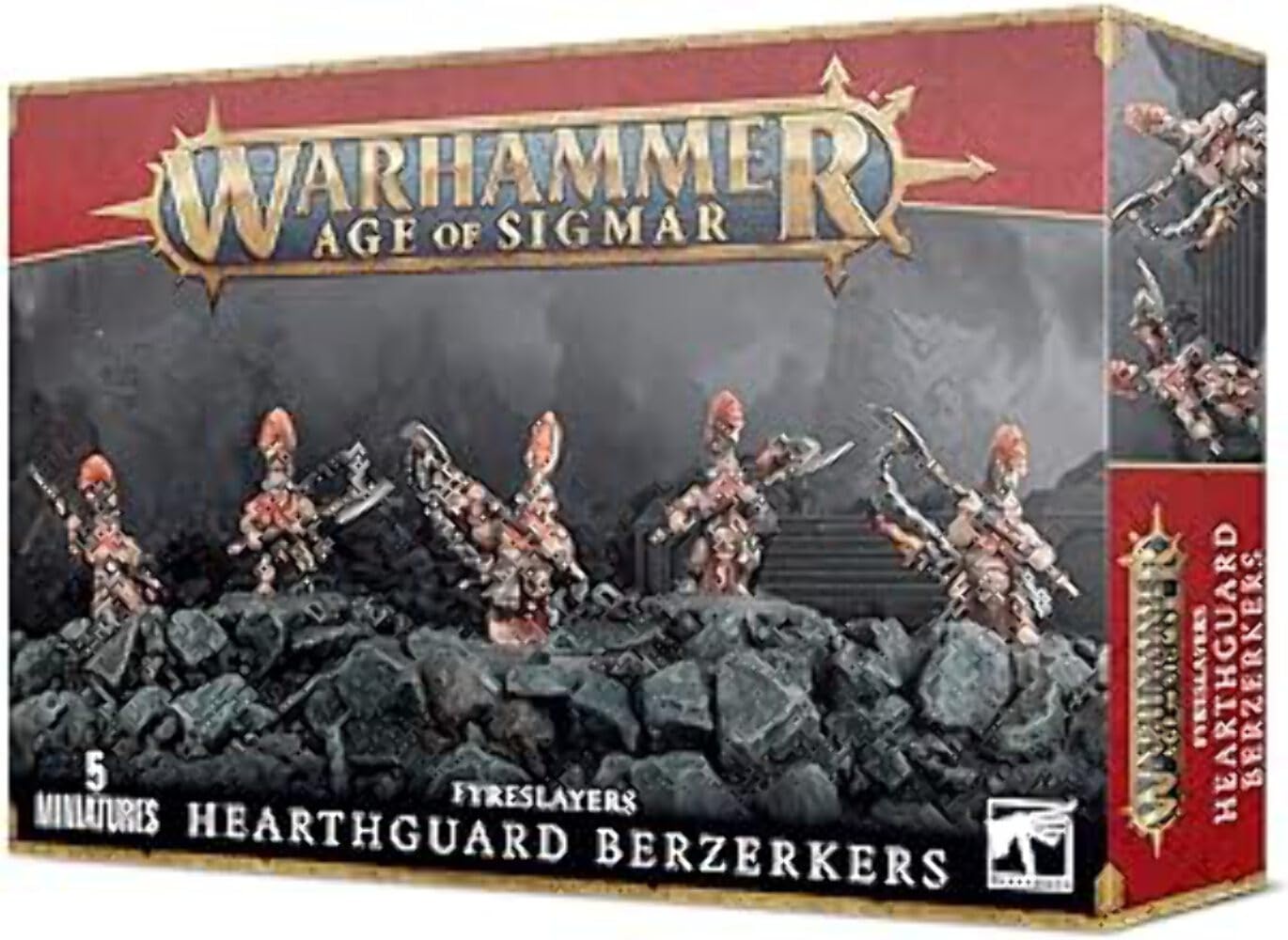 Games Workshop 99120205016 Fyreslayers Hearthguard Plastic Kit - Warhammer Age of Sigmar Miniatures for Tabletop Wargaming & Collecting