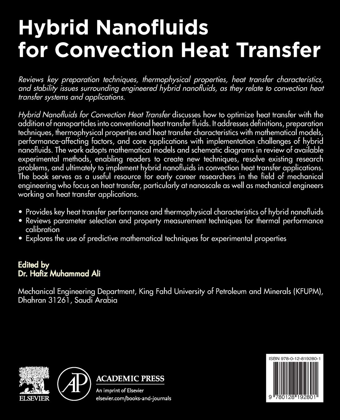 Hybrid Nanofluids for Enhanced Convection Heat Transfer - High Efficiency Cooling Solution for Electronics & Industrial Applications