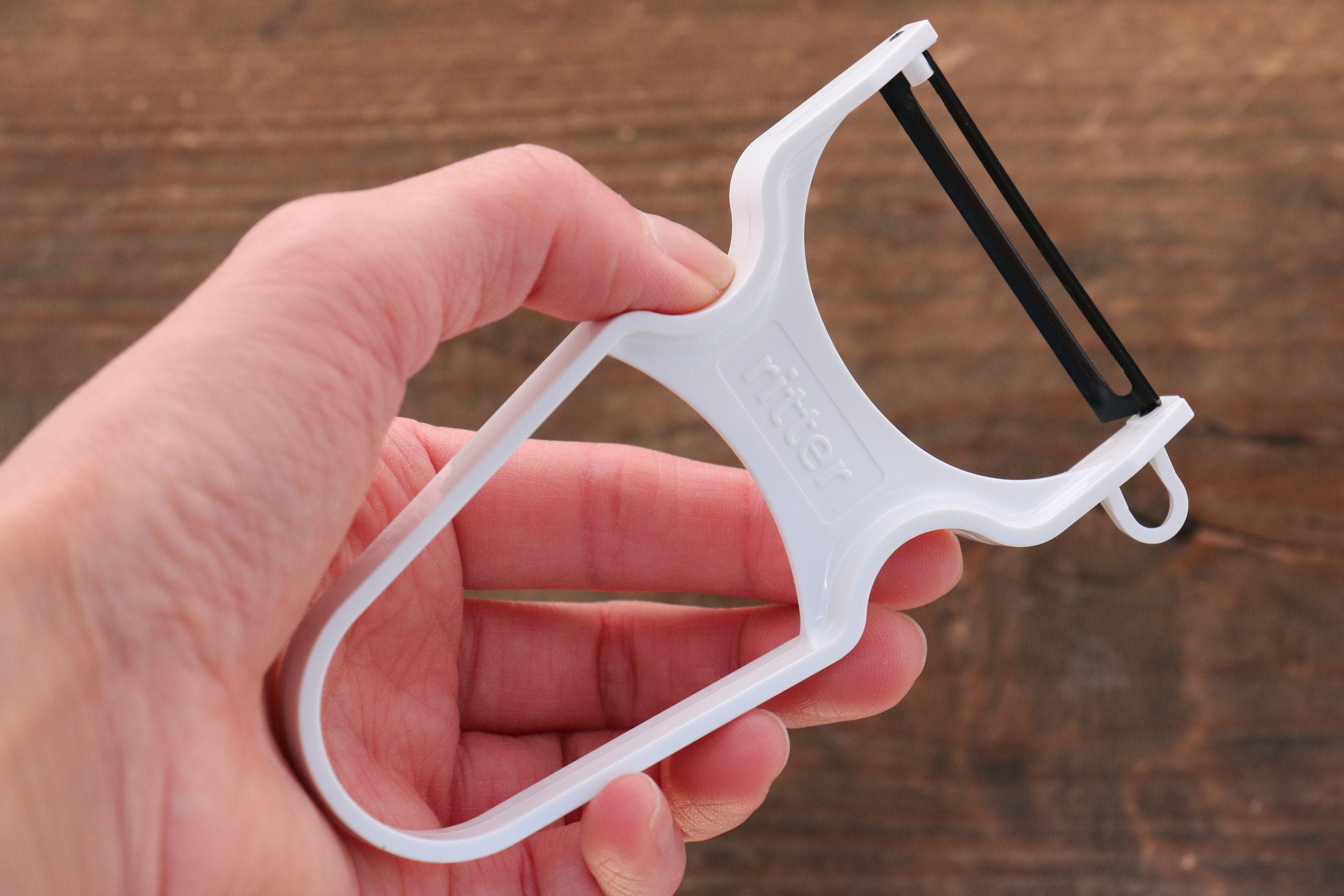 Premium MT Peeler with Protective Sheath - Durable Kitchen Peeler for Fruits & Vegetables - Perfect for Home Cooking, Camping & Outdoor Adventures