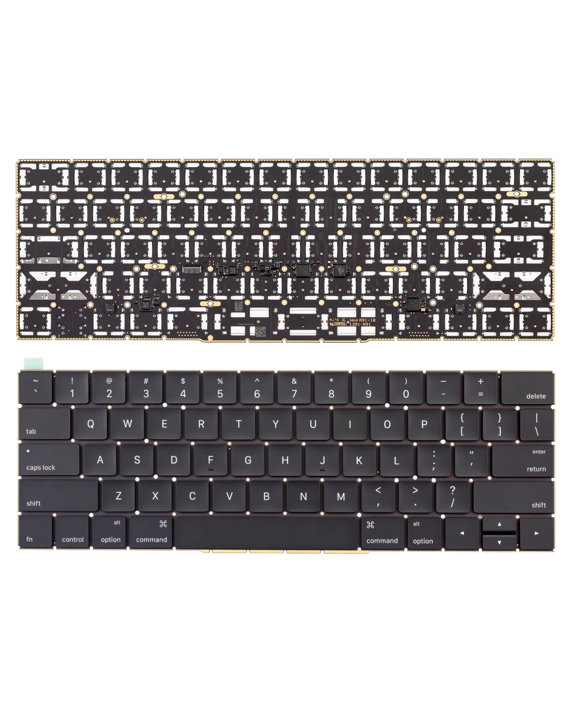 Backlit Replacement Keyboard with Screws for MacBook Pro 13