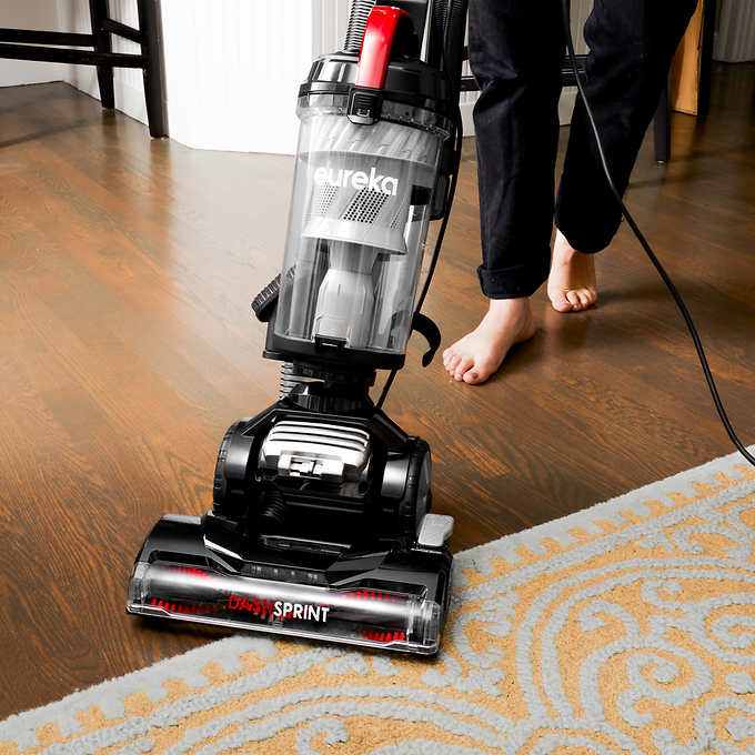Eureka DashSprint Dual Motor Upright Vacuum Cleaner with LED Headlights - Powerful Suction for Pet Hair, Hard Floors & Carpets | Perfect for Home Cleaning & Quick Pickups