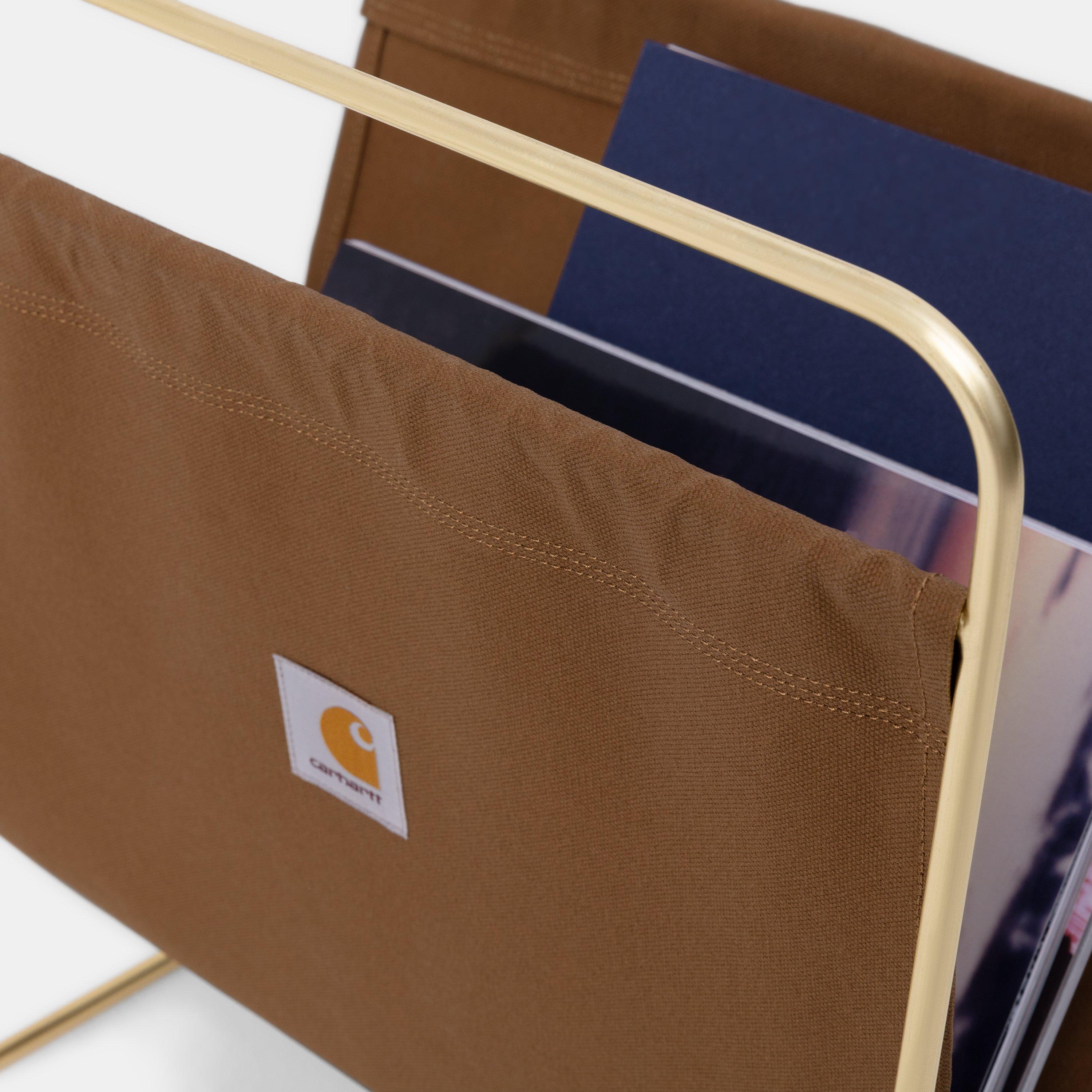 Premium Canvas Magazine Stand by Hamilton Brown - Stylish & Durable Home & Office Organizer for Books, Newspapers & Magazines