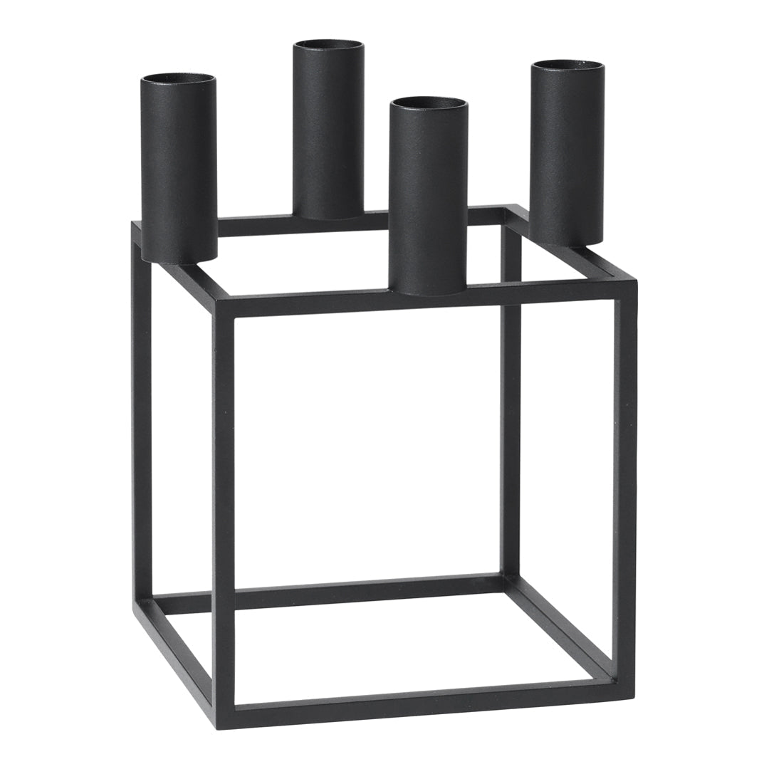 Stylish Kubus 4 Modern Candle Holder Set - Elegant Home Decor for Dining Table, Fireplace & Wedding Centerpieces - Perfect for Romantic Ambiance & Holiday Decorations