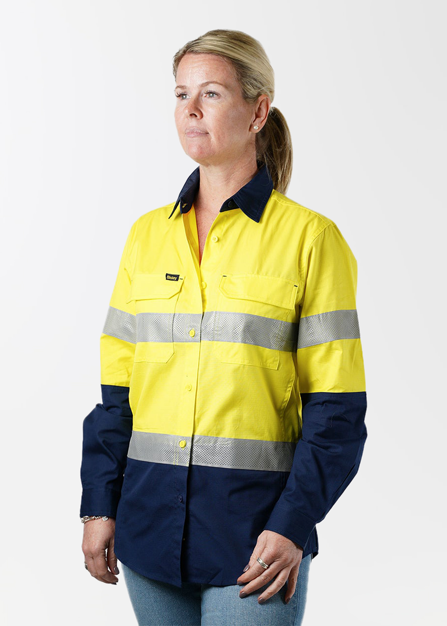 X Airflow Women's Taped Ripstop Shirt - Lightweight Breathable Outdoor Performance Top for Hiking, Running & Travel
