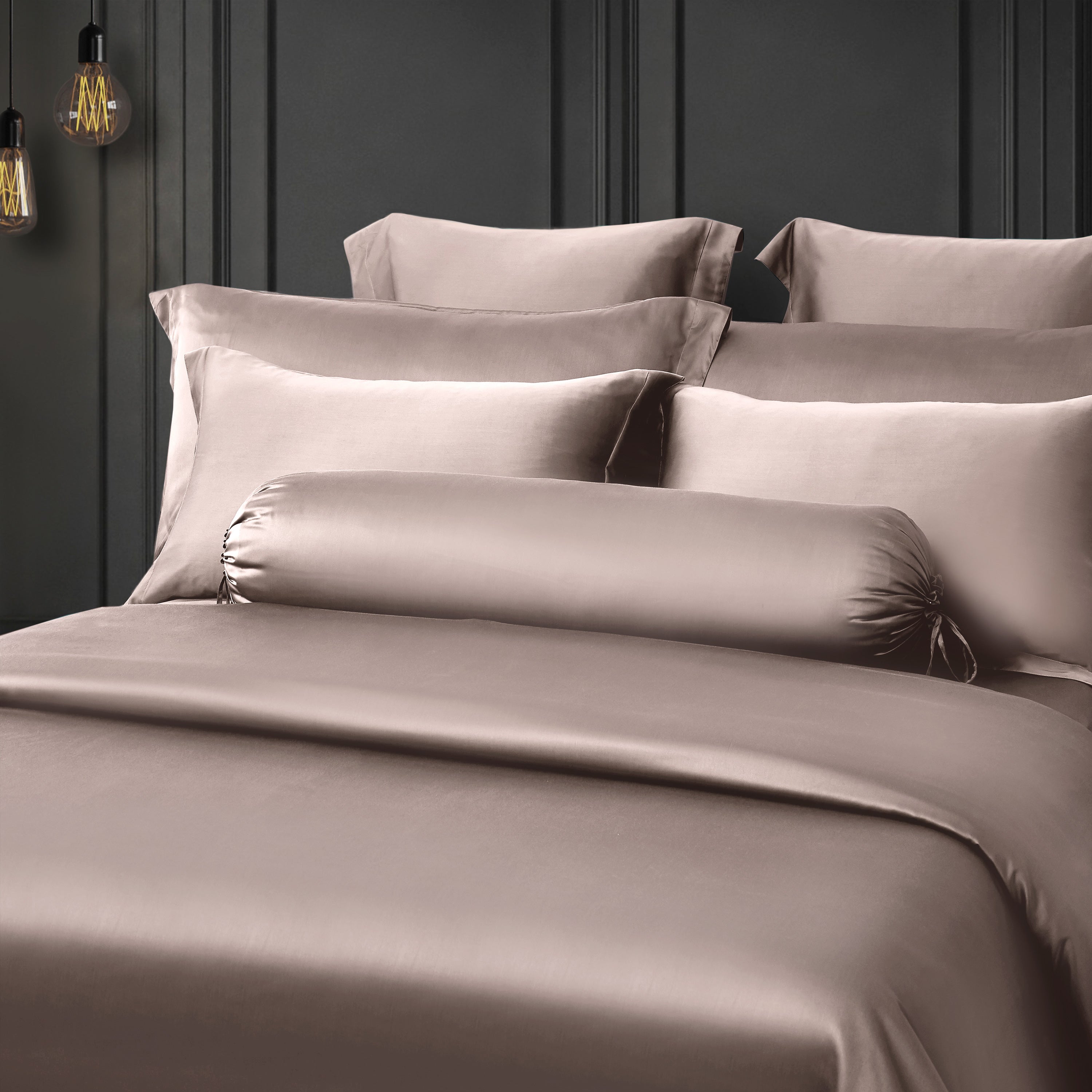 Premium TENCEL™ LF Schooner Bronze Euro Sham Pillow Cover - Luxury Bedding for Master Suite & Guest Room Decor - Soft & Breathable for Ultimate Comfort