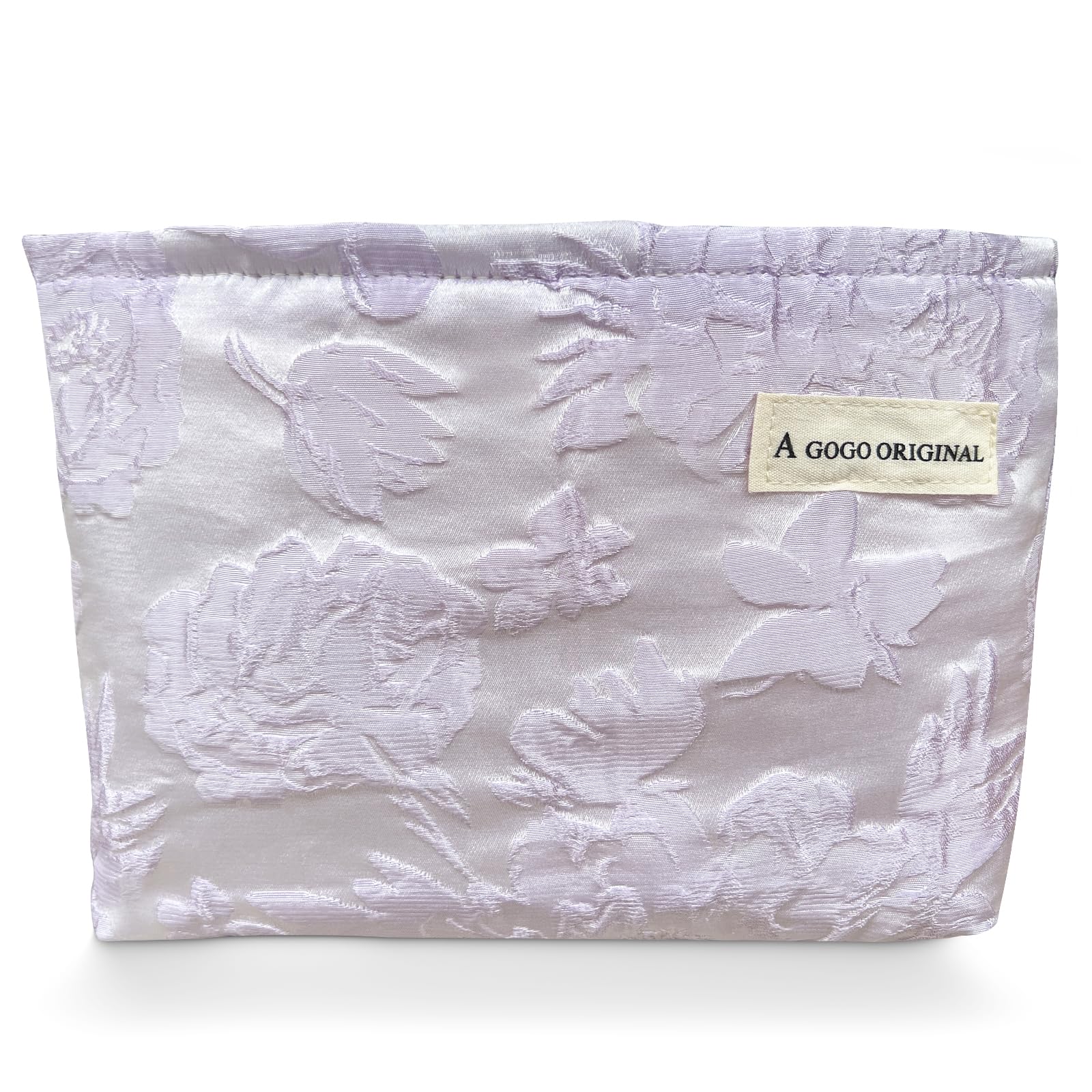 Floral Makeup Bag for Women - Small Cosmetic Organizer with Zipper, Preppy Travel Toiletry Pouch - Perfect for Daily Use, Travel Essentials, and Gift Giving