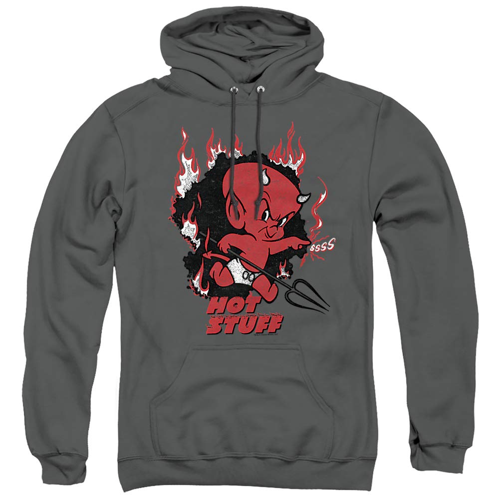 Trevco Hot Stuff Singe Unisex Adult Pullover Hoodie - Soft & Comfortable Hooded Sweatshirt for Men & Women - Perfect for Casual Wear, Gym, and Outdoor Activities