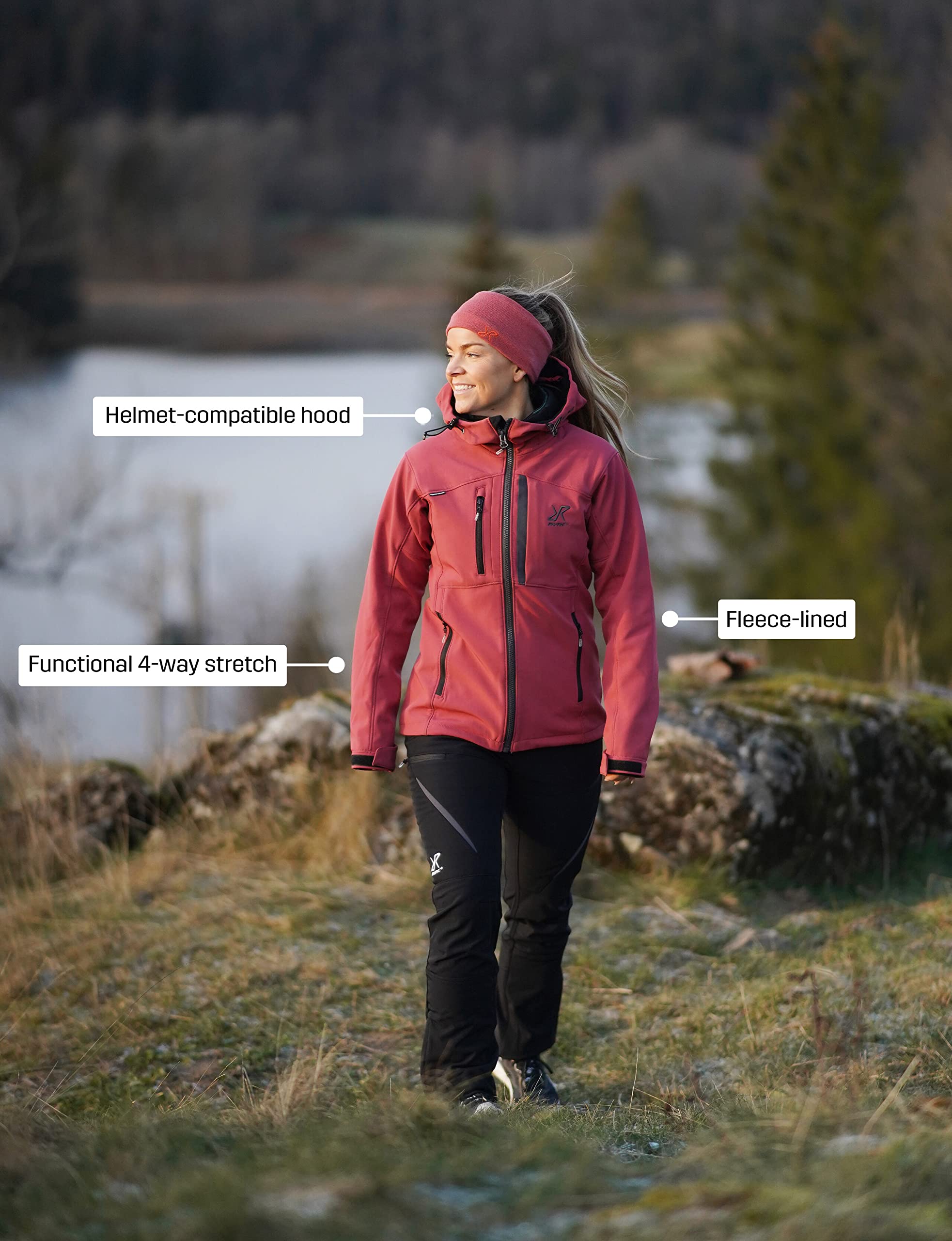 RevolutionRace Women's Hiball Jacket - Waterproof Windbreaker with Ventilation for Hiking, Running & Outdoor Adventures | Lightweight Travel Jacket for All Seasons