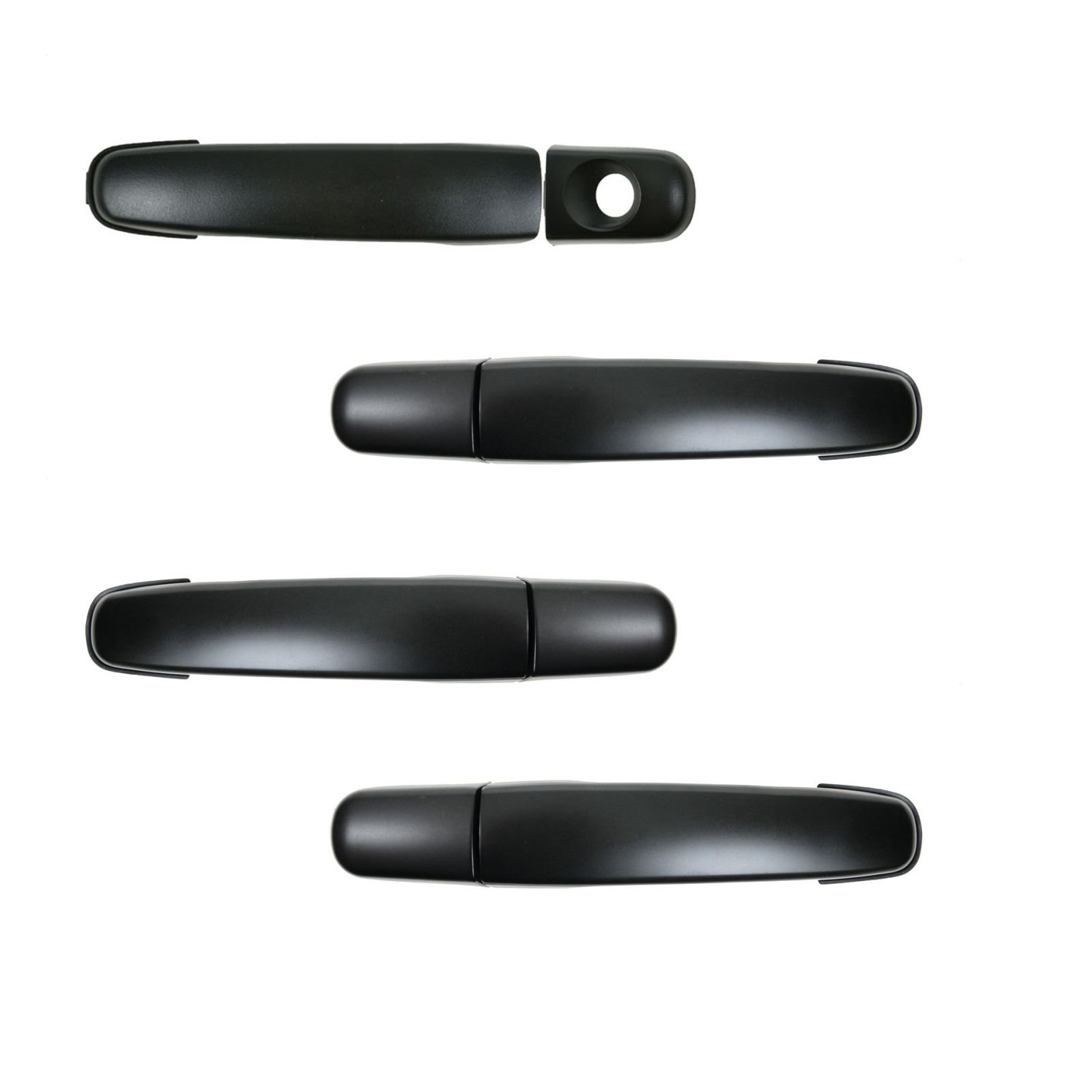 4-Piece Exterior Door Handle Kit for Chevy GMC Pontiac - Front & Rear Replacement Handles - Perfect for Truck & SUV Upgrades