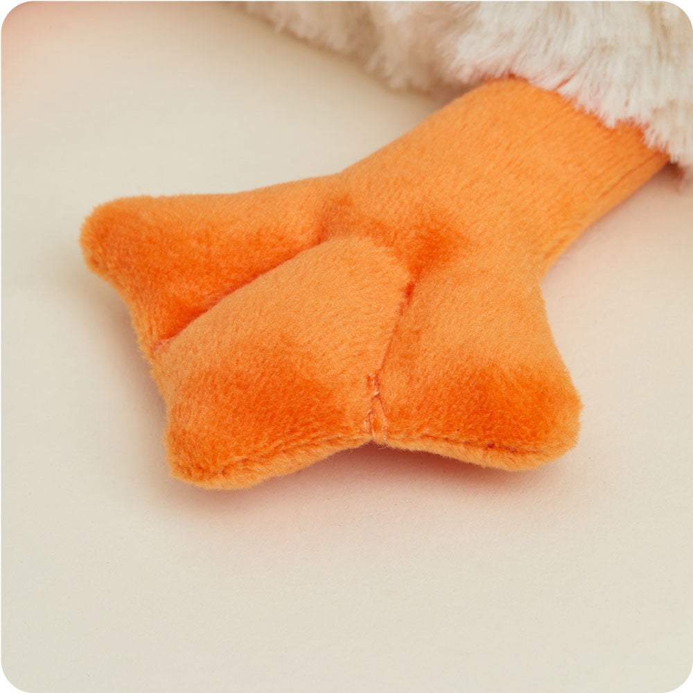 Weighted Heated Goose Plush Toy - Warmies Cozy Stuffed Animal for Stress Relief & Warmth - Perfect for Relaxation, Anxiety Relief & Cold Weather Comfort