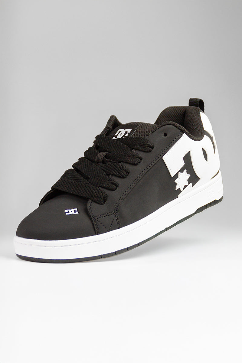 DC Court Graffik Black Skate Shoes for Men - Stylish & Comfortable Sneakers for Skateboarding, Casual Wear & Everyday Use