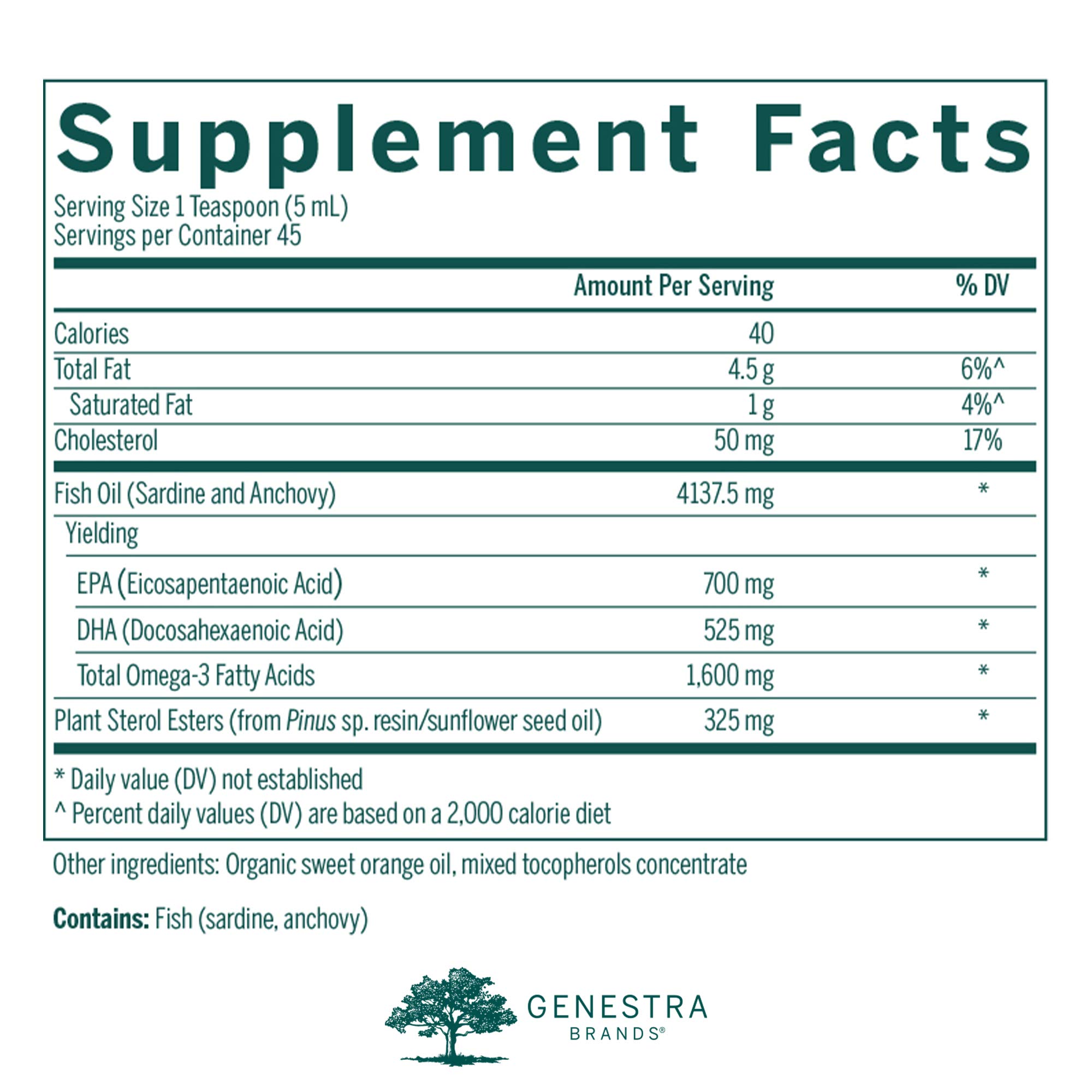 Genestra Super EFA Liquid Plus - Premium Omega 3-6-9 Supplement with Plant Sterols for Heart & Brain Health (7.6 fl oz) | Supports Cardiovascular Function & Cognitive Performance | Ideal for Active Adults & Seniors