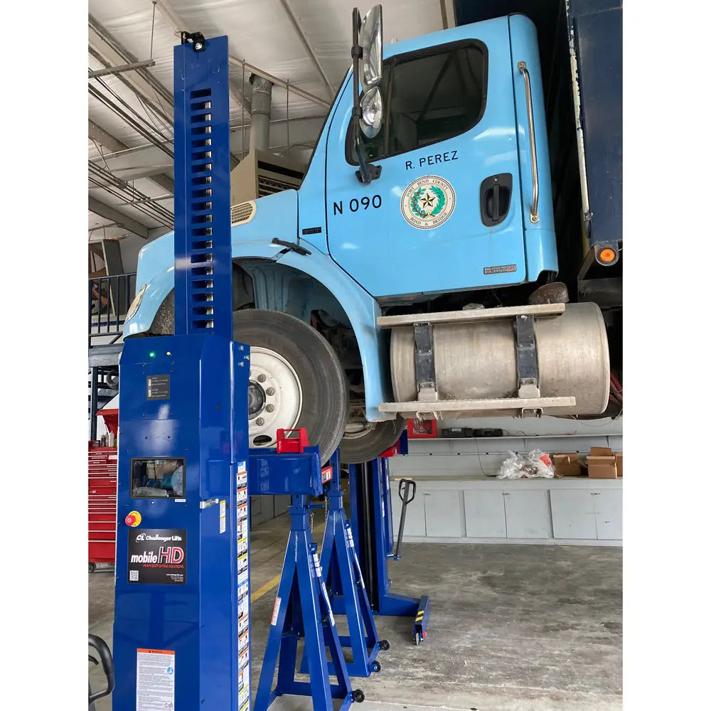 Challenger ALI Wide Mobile HD Column Lifts 19,000 lbs Capacity - Heavy Duty Vehicle Lift for Auto Repair Shops & Truck Maintenance