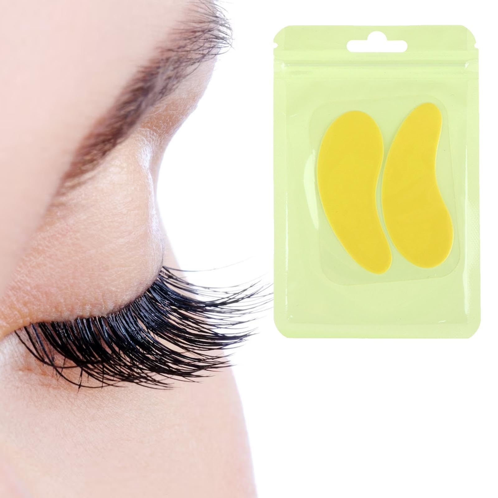 Soft Gel Eye Pads for Eyelash Extensions - 3 Pack (4 Pieces Each) | Gentle Under Eye Protection for Lash Techs & DIY Users | Perfect for Salon, Spa & Home Use