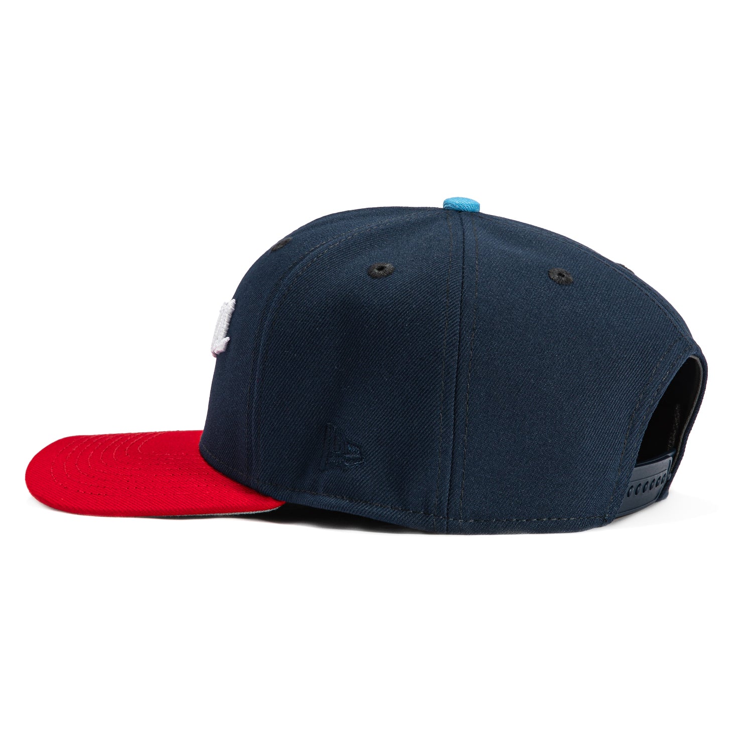 New Era 9Seventy Los Angeles Clippers Script Stretch Snapback Hat - Navy & Red - Adjustable Baseball Cap for Men & Women - Perfect for Basketball Games, Streetwear & Casual Outfits