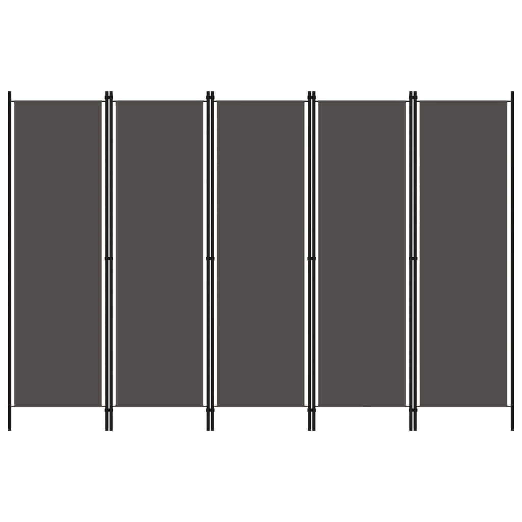 CHARMMA 5-Panel Room Divider Screen - 98.4