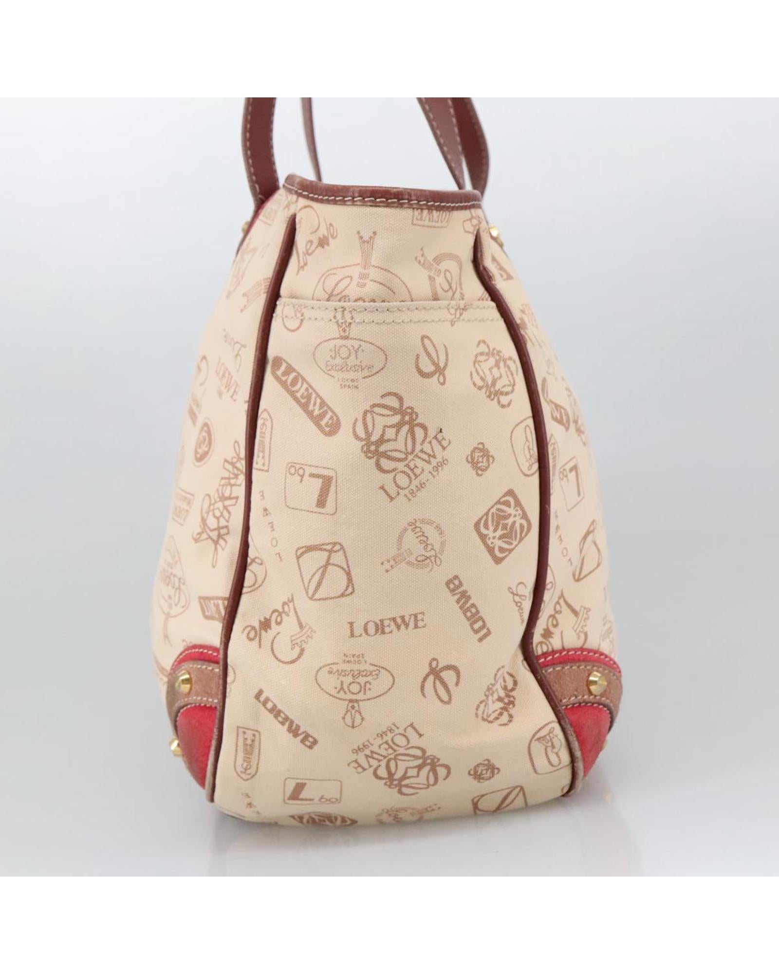 Stylish Anagram Tote Bag - Durable Canvas & Genuine Leather Handbag for Women - Perfect for Work, Travel, and Everyday Use