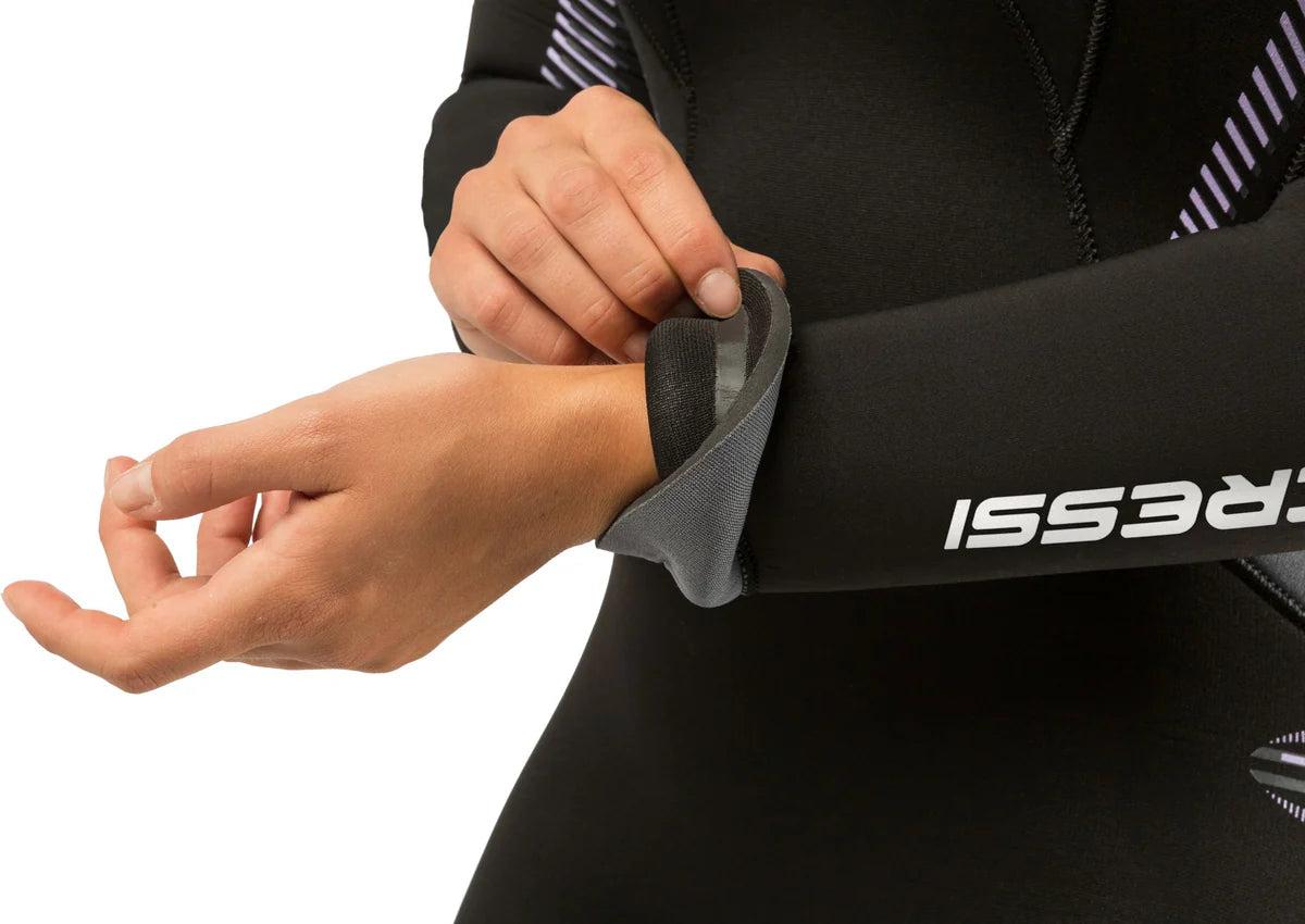 Cressi Fast Full Wetsuit for Scuba Diving & Spearfishing - 3mm Neoprene Thermal Protection for Men & Women - Perfect for Cold Water Surfing, Snorkeling & Water Sports