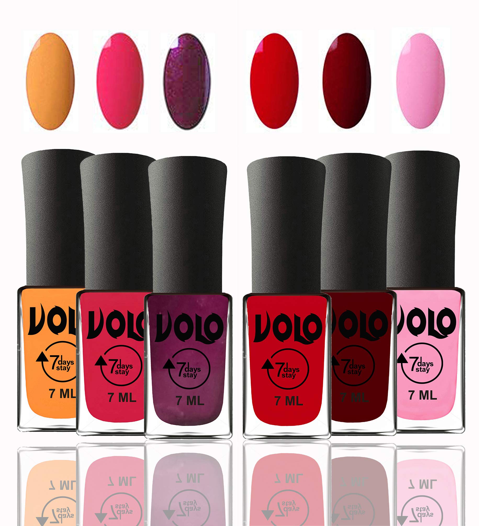 Volo 12-Piece Nail Polish Set - Long Lasting, Non-Toxic Gel Nail Polish Kit with 12 Unique Modern Colors for Women | Perfect for Manicures, Pedicures, Home Salon & Gift Giving