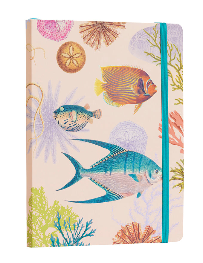 Art of Nature: Under the Sea Softcover Notebook with Elastic Band - Ocean Themed Journal for Writing, Sketching & Note Taking - Perfect for Travel, School & Creative Projects