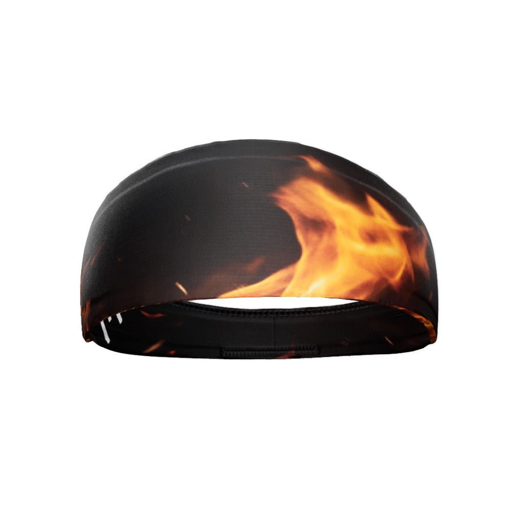 Fire Headband for Women & Men - Soft & Comfortable Stretchy Head Wrap - Perfect for Sports, Workouts, Running, Yoga & Outdoor Activities