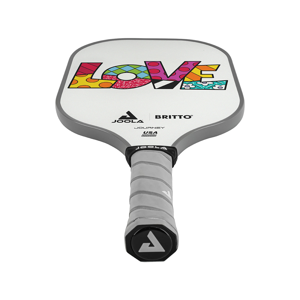 JOOLA BRITTO Pickleball Paddle - Premium Carbon Fiber Surface with Cushion Grip - USA Pickleball Approved - Perfect for Indoor & Outdoor Games, Tournaments & Recreational Play