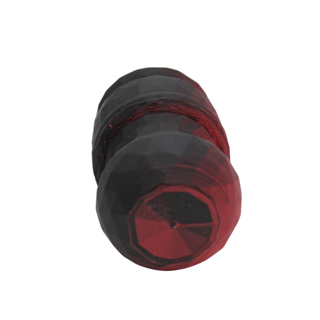 Premium 3D Printed Crimson Shadow Shaving Brush Handle - Fits 24mm 25mm 26mm Knots - Luxury Wet Shaving Accessory for Men's Grooming & Barber Shop Use