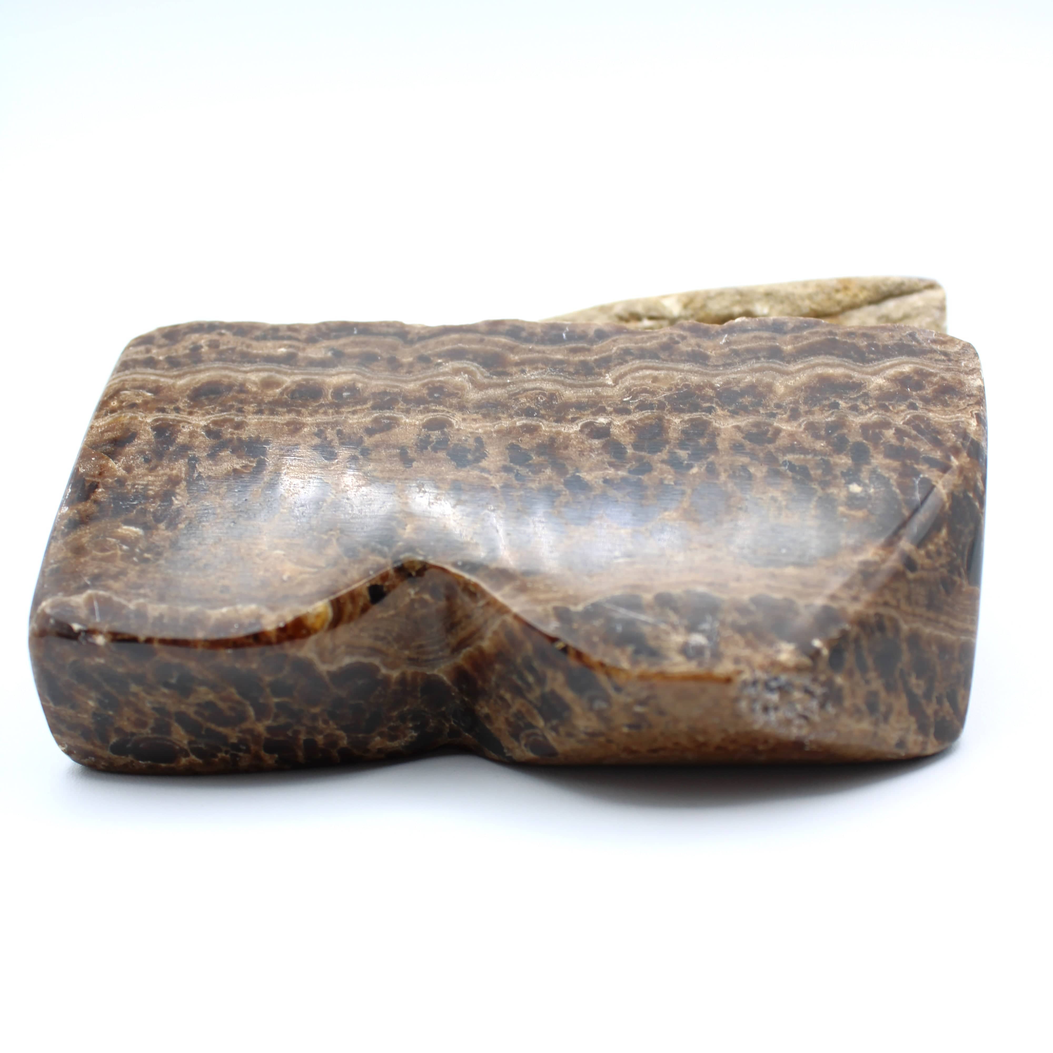 Natural Brown Onyx Free Form Stone - Healing Crystal for Meditation, Yoga & Home Decor | Raw Onyx Slab for Spiritual Energy & Chakra Balancing