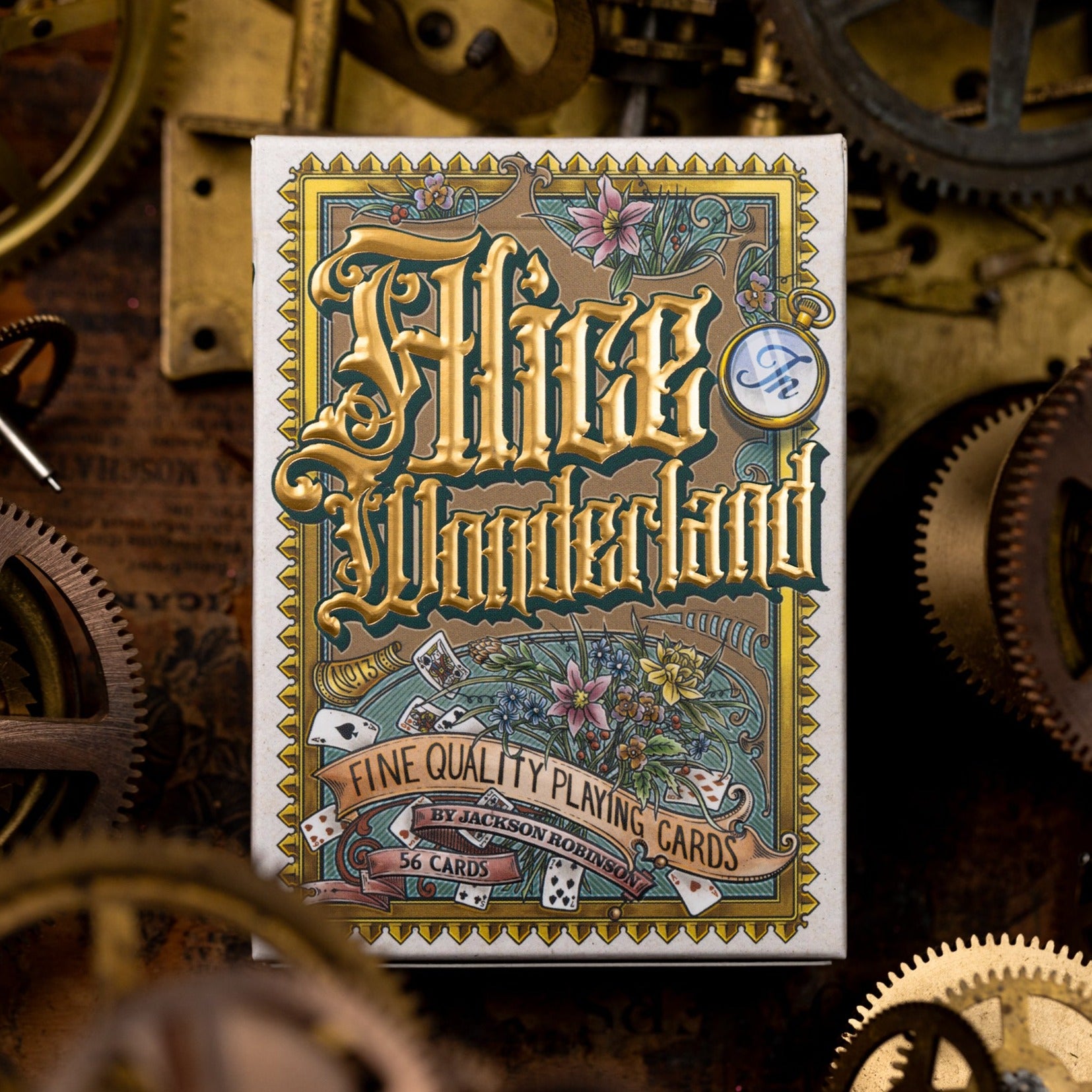 Alice in Wonderland Luxury Playing Cards - Premium Deck for Magic Tricks, Poker & Collectors | Perfect for Gifts, Game Nights & Themed Parties