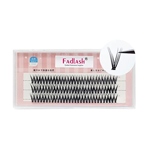 3D Effect Individual Cluster Lashes - DIY Eyelash Extension Kit with C Curl, Natural Soft Wispy Lashes | Featherlight Reusable Artificial Eyelashes (0.07-C-12mm) for Everyday Glam & Special Occasions