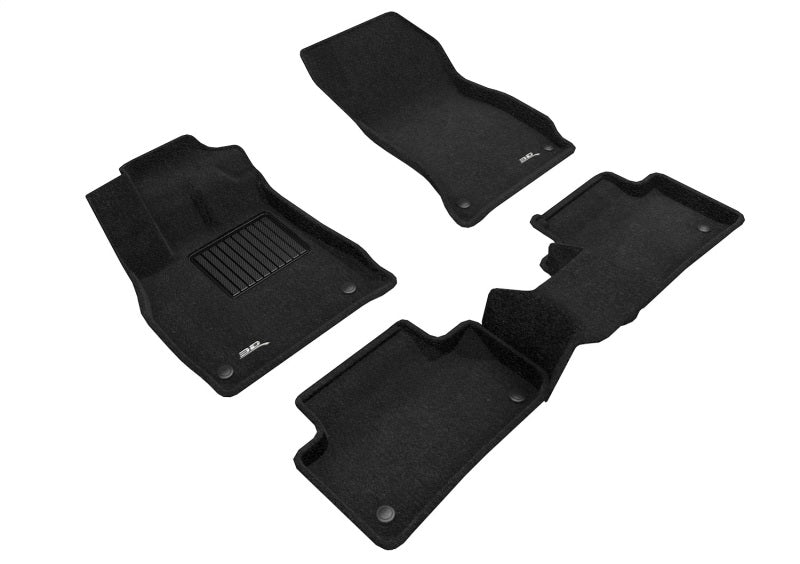 3D MAXpider Custom Fit Floor Mats for 2018-2023 Audi Q5/SQ5 (FY/80A) & 2021-2023 Q5 PHEV - Premium All-Weather Protection, Elegant Black Design - Perfect for Daily Commutes, Road Trips, and Family Adventures