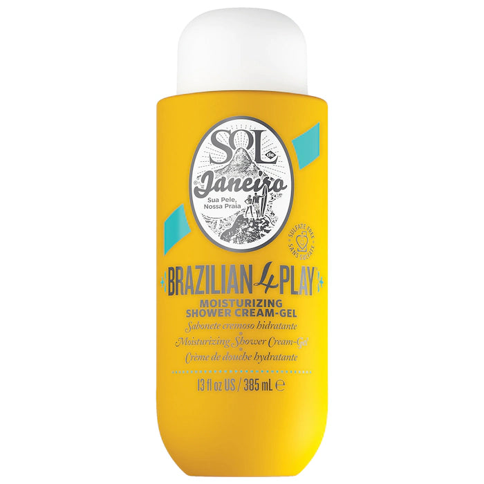 Brazilian 4 Play™ Hydrating Shower Cream-Gel by Sol de Janeiro - Moisturizing Body Wash for Soft, Glowing Skin | Perfect for Daily Shower Routine & Spa-Like Experience at Home