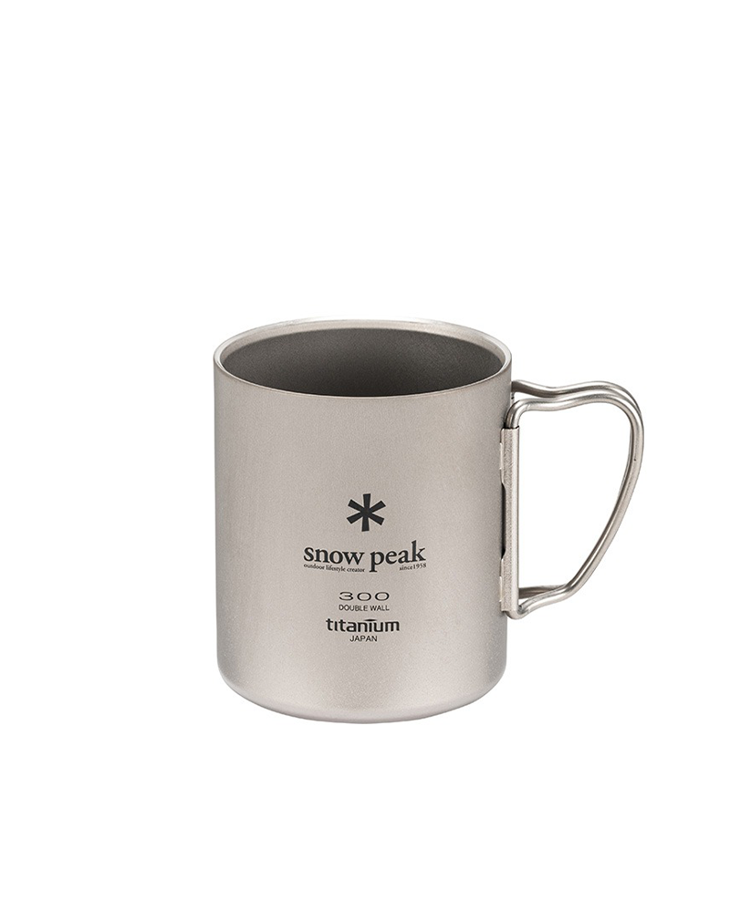 Double-Walled Titanium Camping Mug 300ml - Lightweight, Durable & Insulated for Hot & Cold Drinks - Perfect for Hiking, Travel & Outdoor Adventures