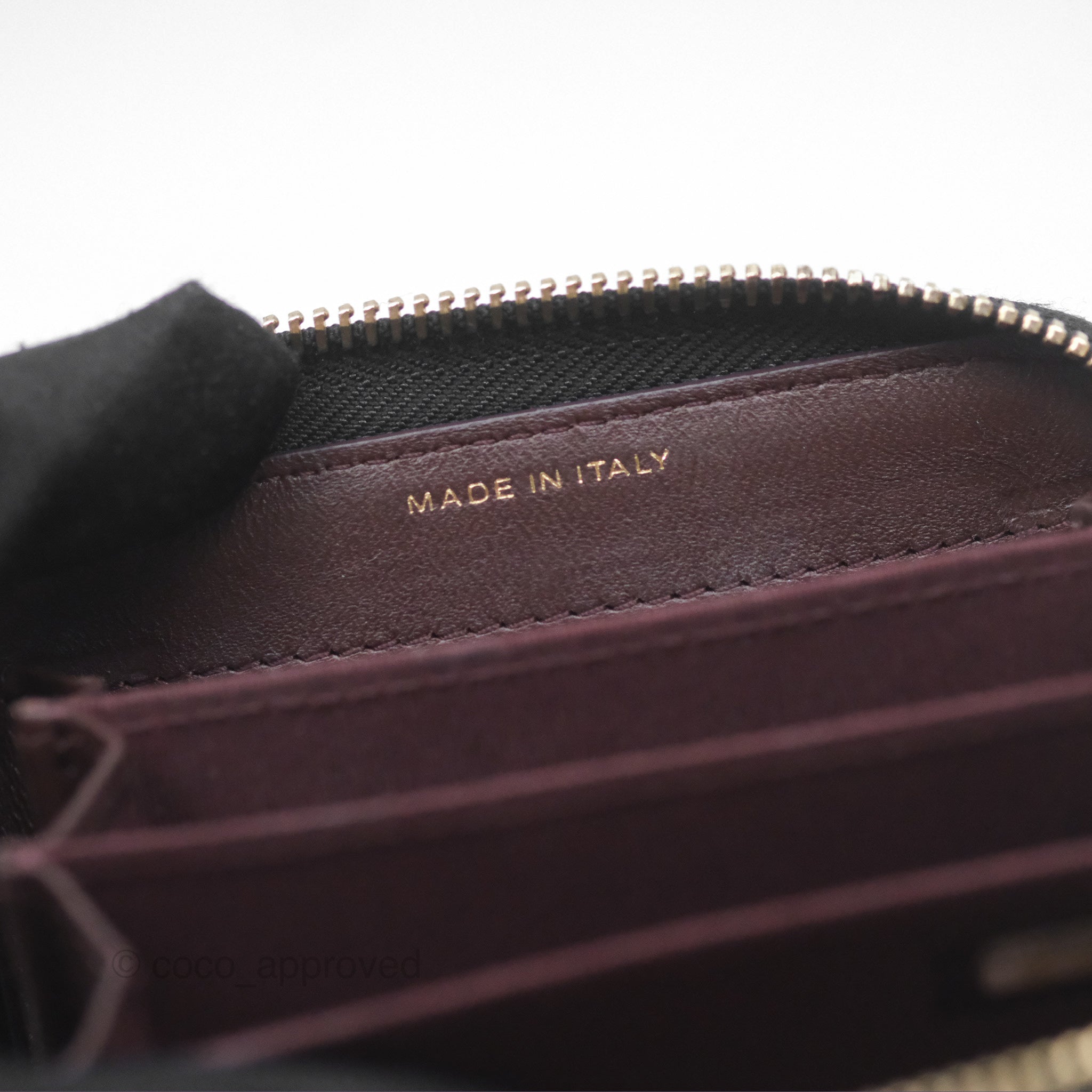 Chanel Chevron Zipped Coin Purse - Black Lambskin with Gold Hardware | Luxury Small Wallet for Women | Perfect for Parties, Travel & Everyday Use